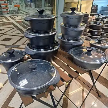 سرویس قابلمه چدن گرانیت قالب دالتون