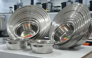 آبکش و لگن برند یونیک 11 تکه (22 پارچه)